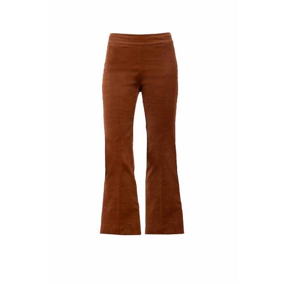 NEW AVENUE MONTAIGNE leo fine corduroy pants in cognac - Picture 5 of 5